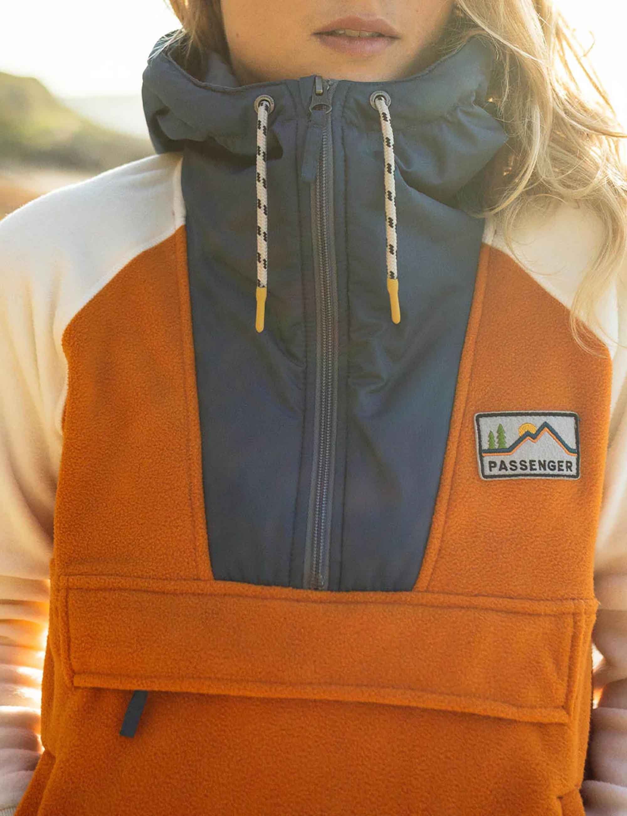 Women's Alexander Hooded Fleece - Sunrise Orange - Image 4