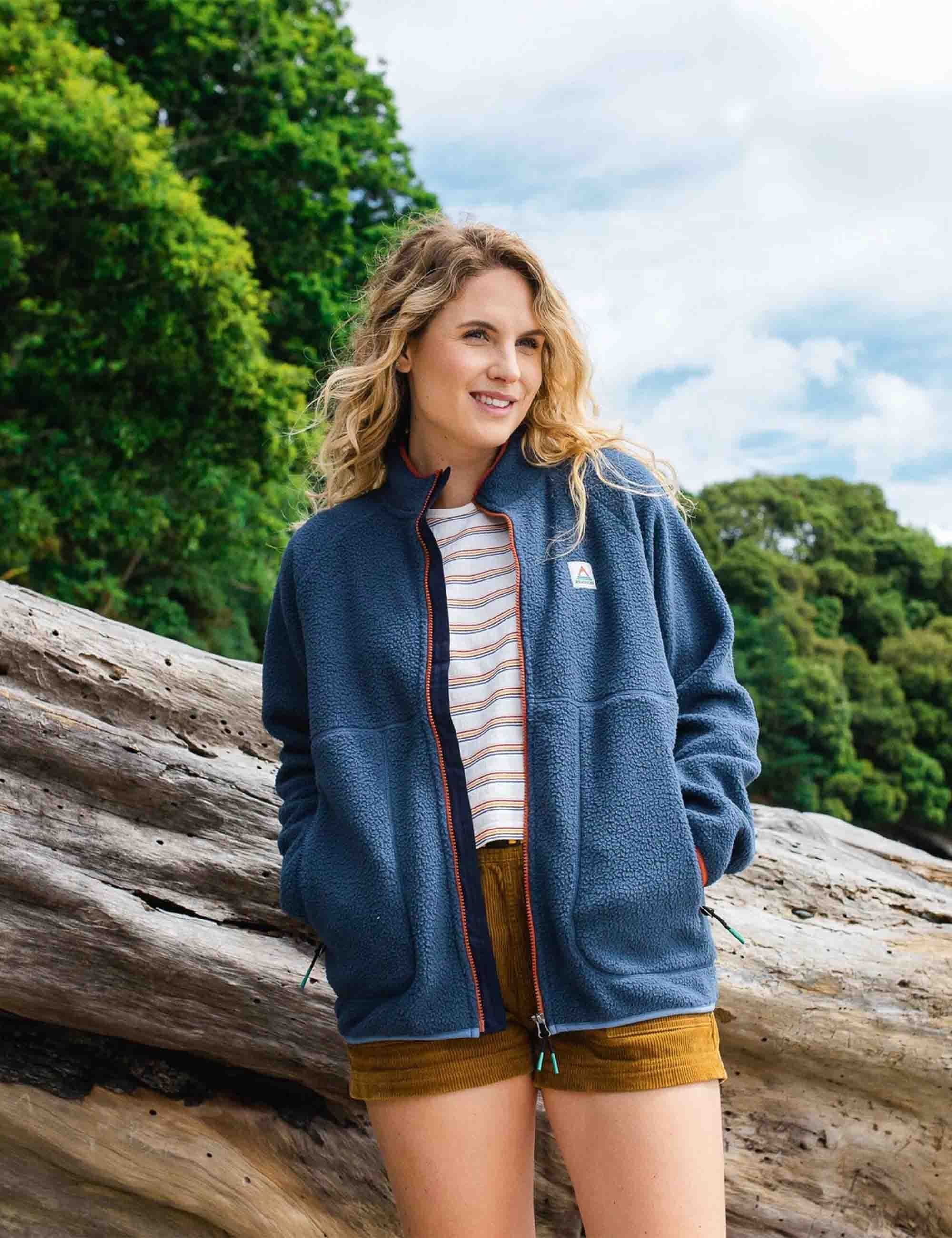 Women's Fairbanks Sherpa Fleece Jacket - Dark Denim - Image 2