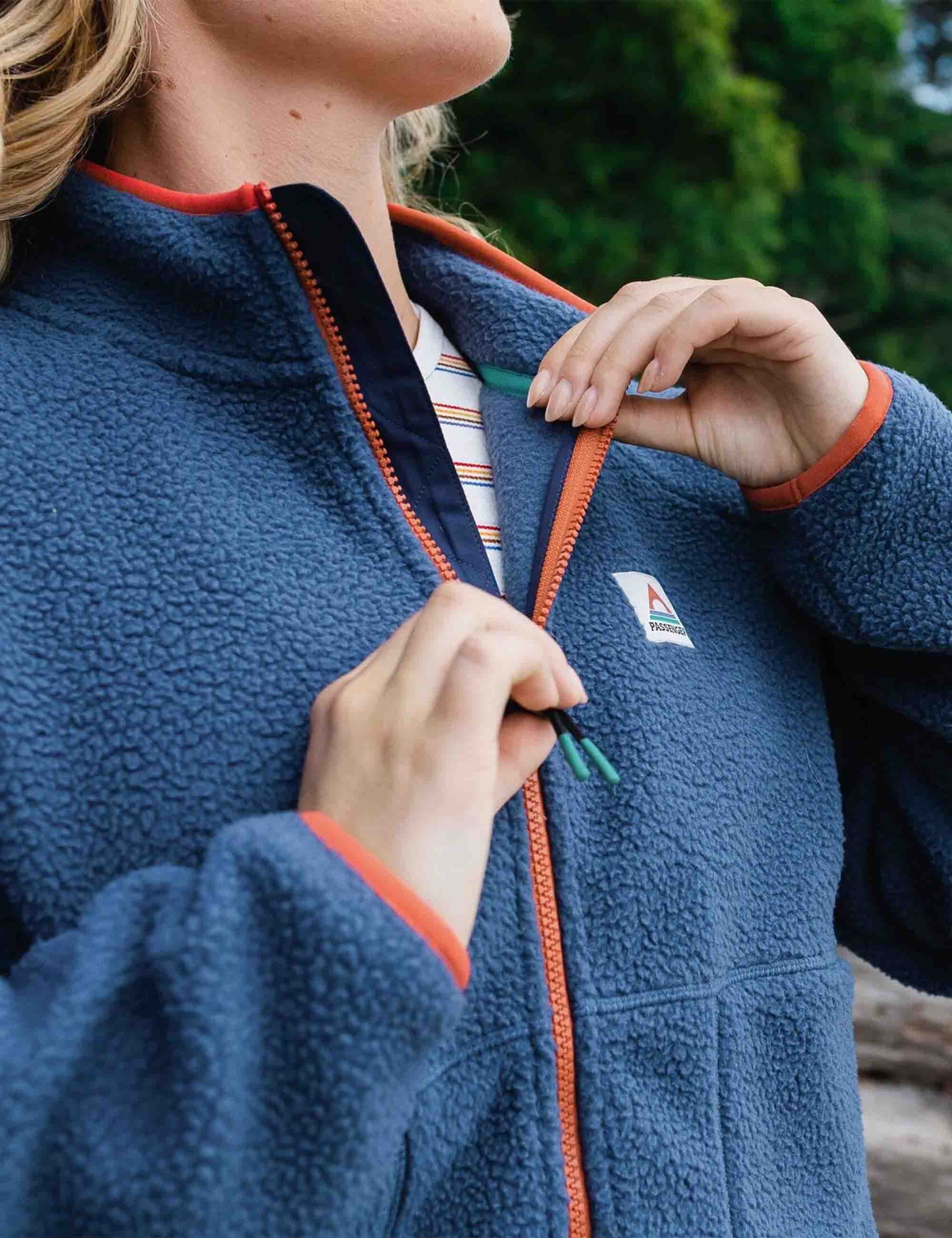 Women's Fairbanks Sherpa Fleece Jacket - Dark Denim - Image 6
