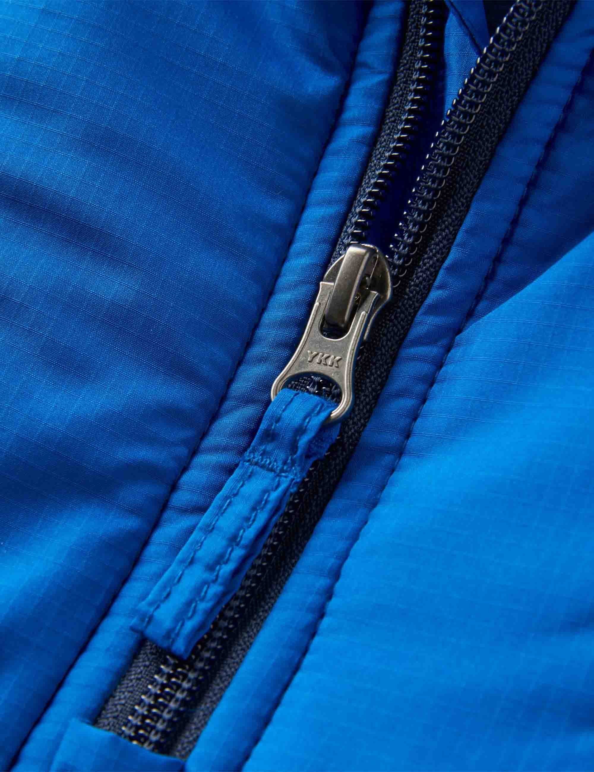 Woodland 1/2 Zip Hooded Polar Fleece - Rich Navy/Grey Marl - Image 6