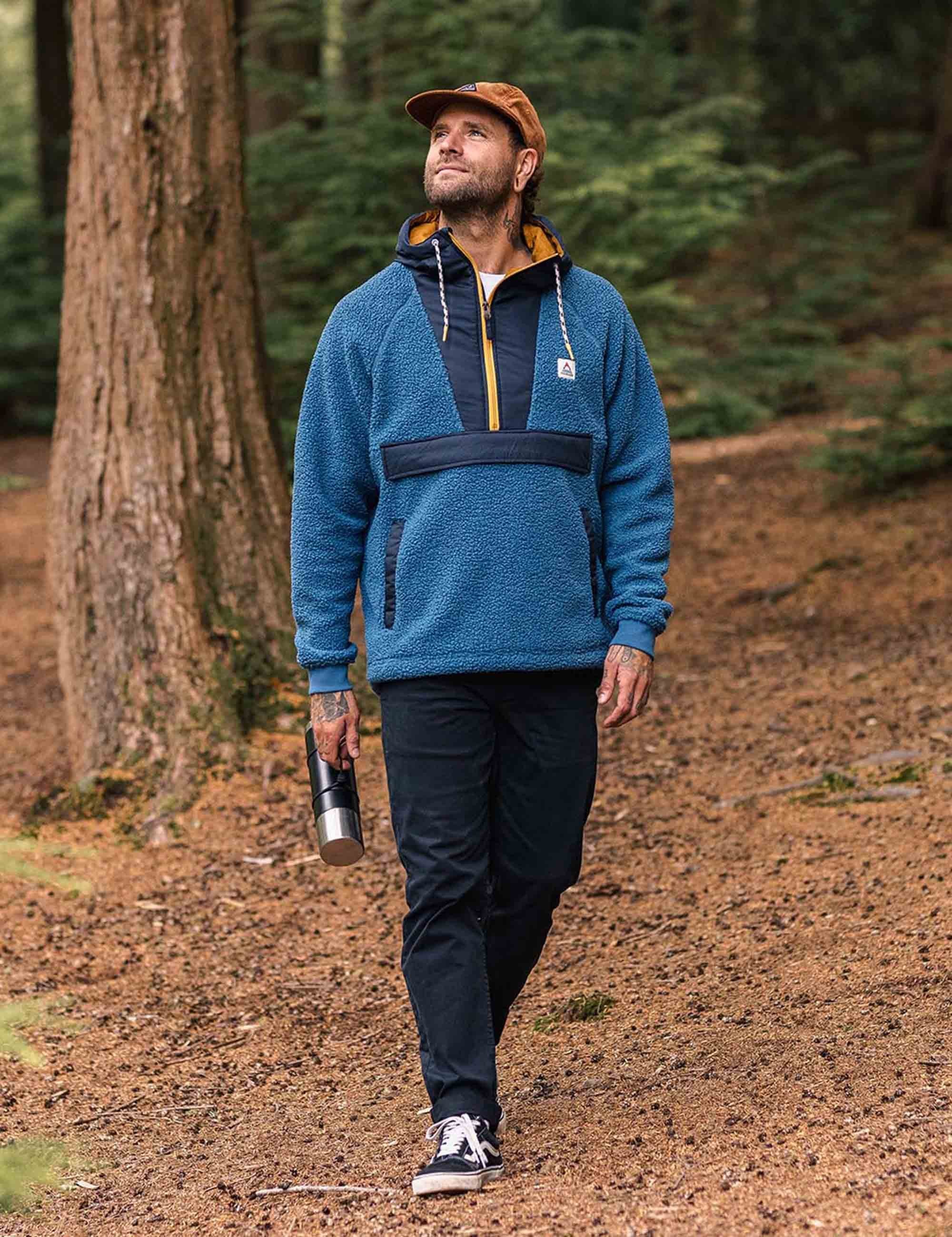 Woodland Polar-lined Sherpa Fleece - Blue Steel - Image 2
