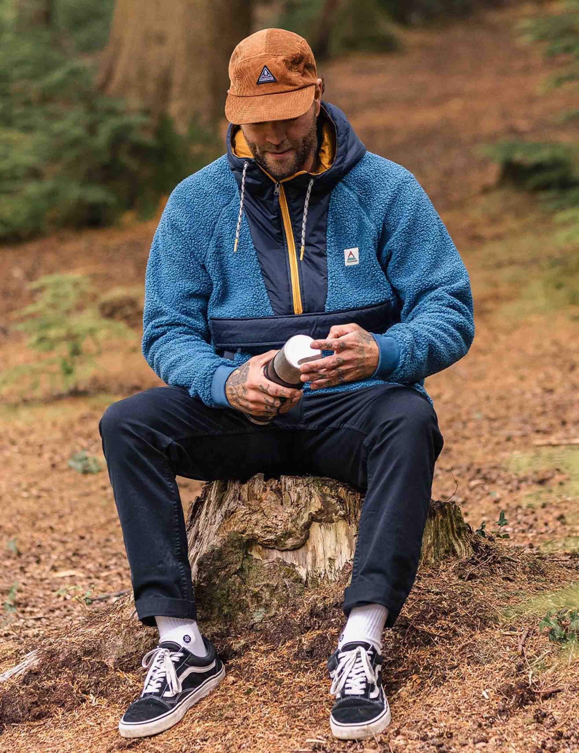 Woodland Polar-lined Sherpa Fleece - Blue Steel - Image 5