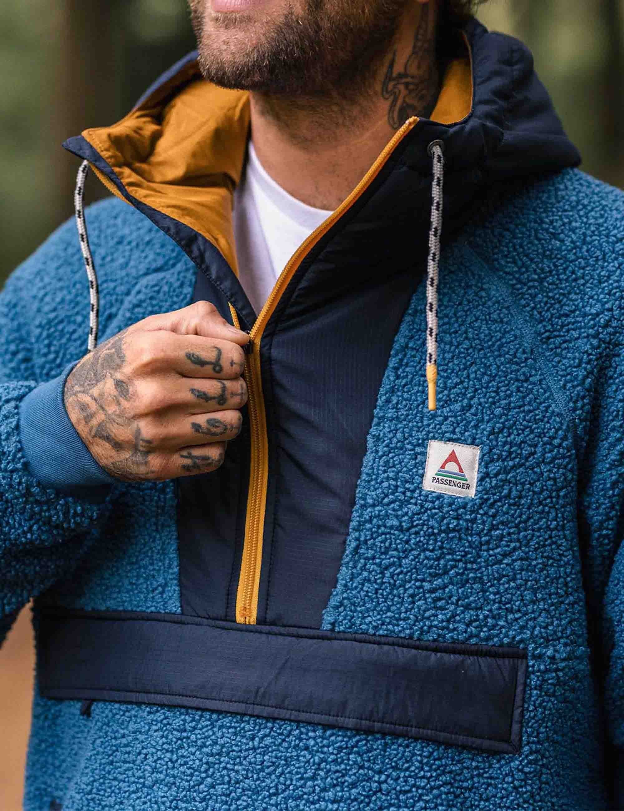 Woodland Polar-lined Sherpa Fleece - Blue Steel - Image 6