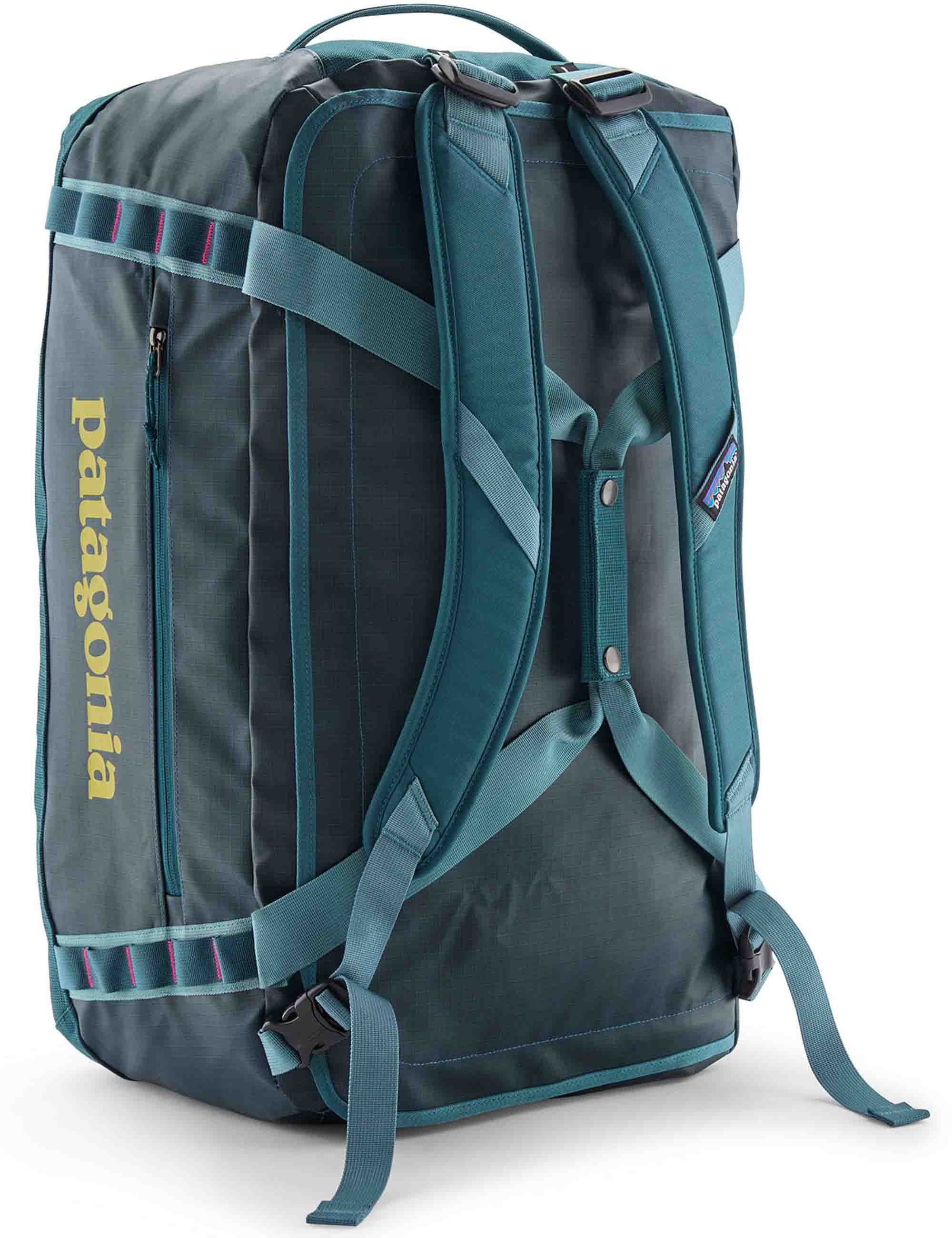 Black Hole Duffel Bag 55L - Tidal Teal w/Luminous Pink - Image 2