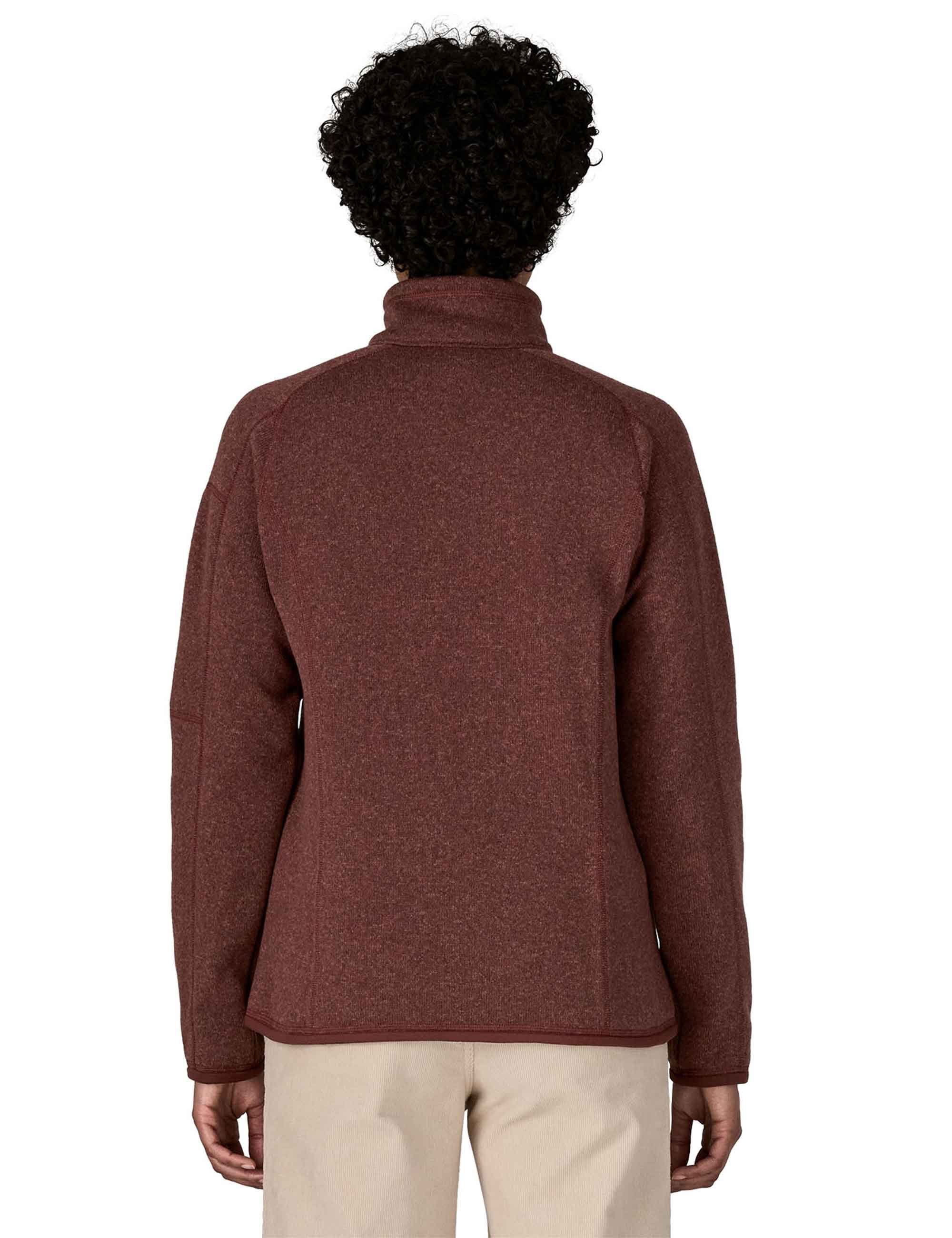 Women's Better Sweater 1/4 Zip Fleece - Dark Ruby - Image 3