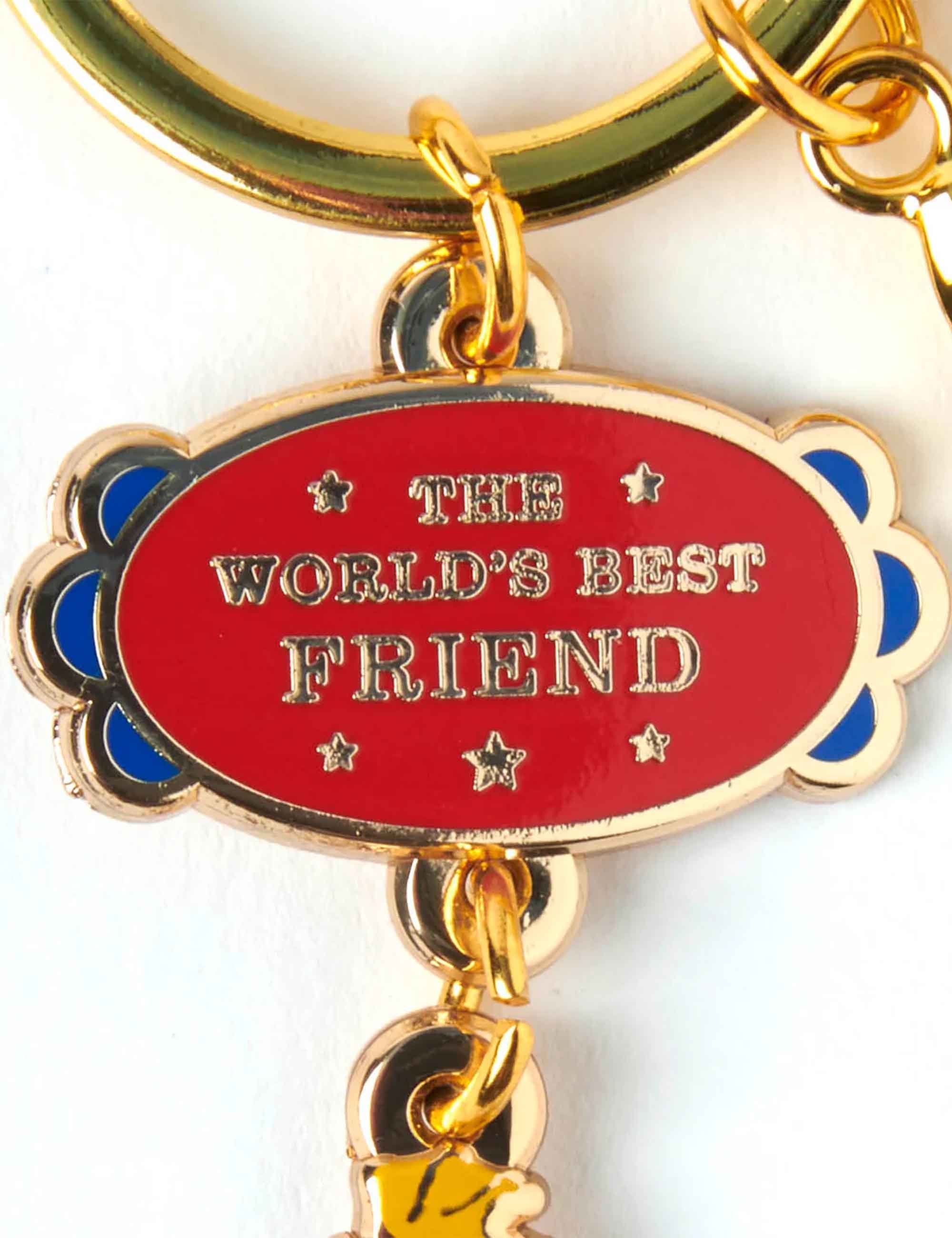 Snoopy World's Best Keychain - Friend - Image 2