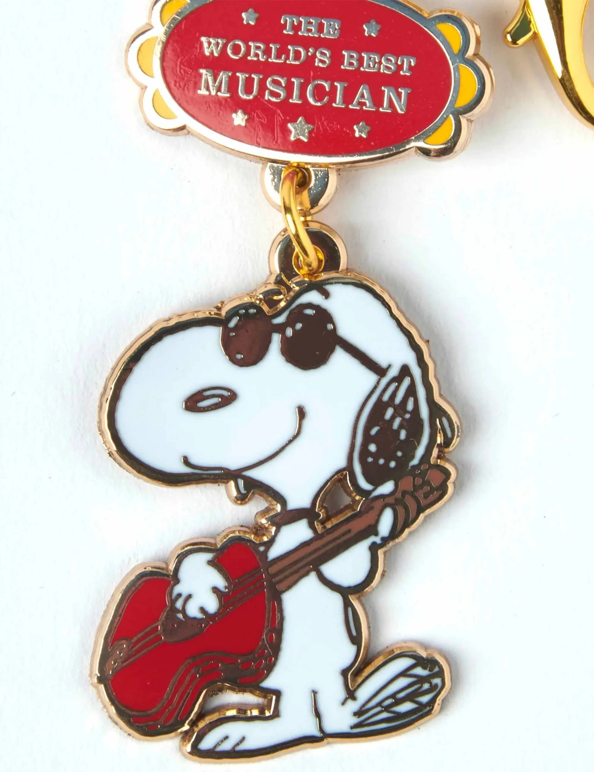 Snoopy World's Best Keychain - Musician - Image 3