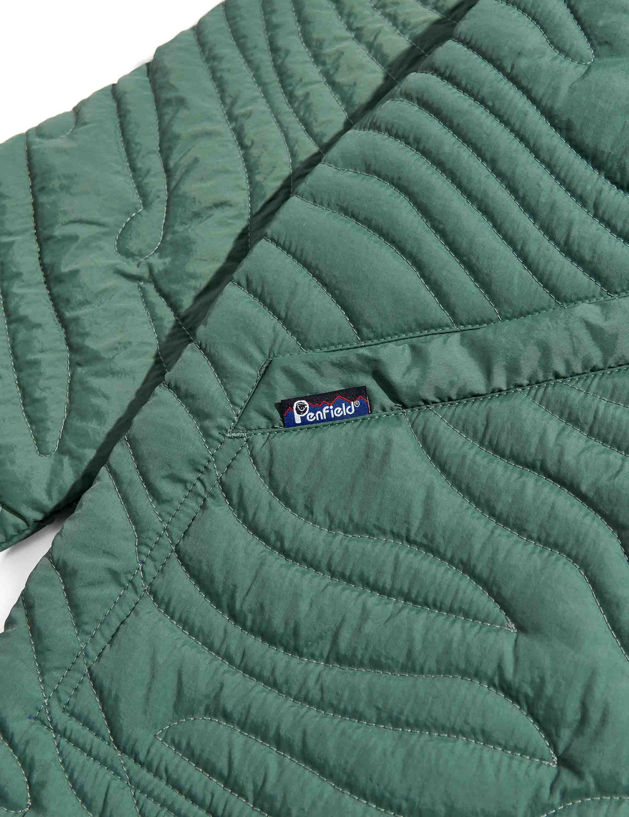Cahoon Quilted Jacket - Dark Forest - Image 7