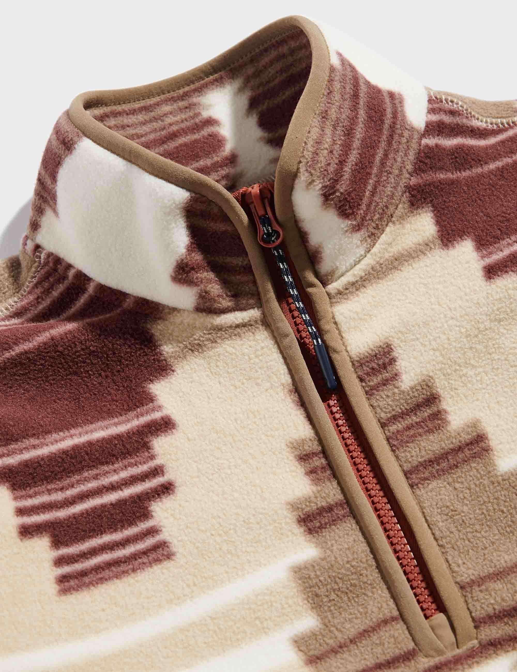 Forefront Fraylock Quarter Zip Fleece Top - Lead Grey - Image 2