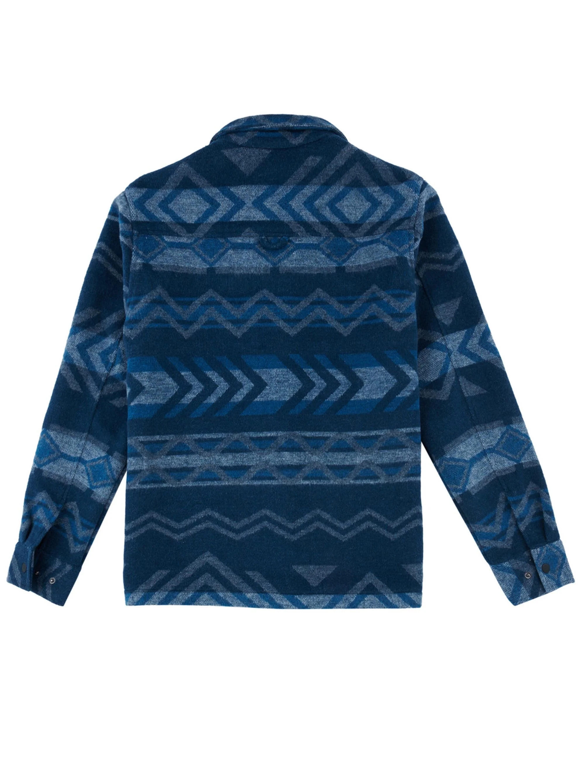 Geo Brushed Shirt - Teal - Image 3