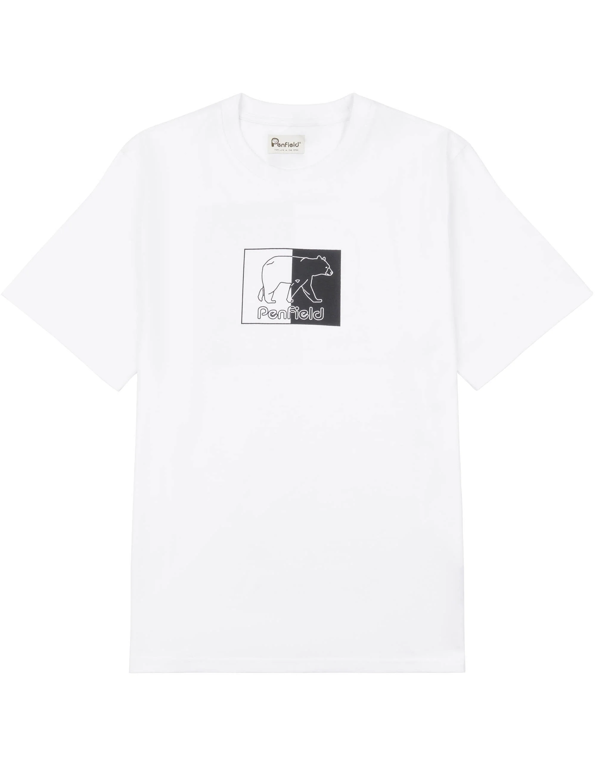 Inverted Bear T-Shirt - Bright White