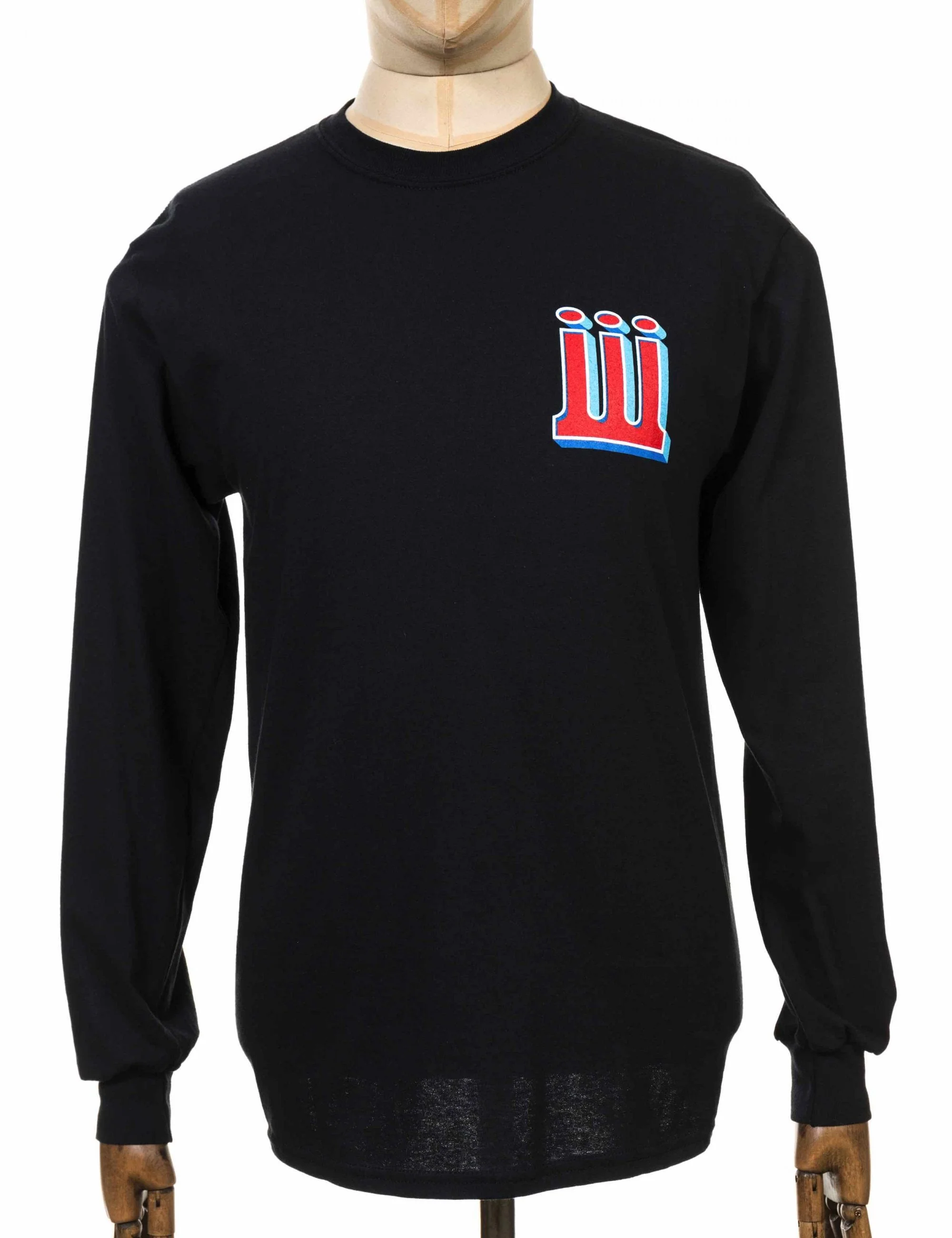 Structure Long Sleeve T-Shirt - Black