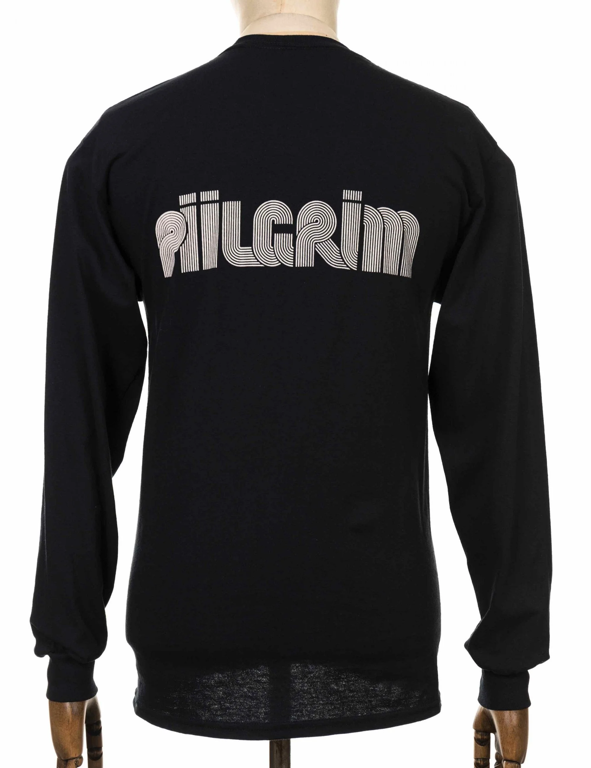 Structure Long Sleeve T-Shirt - Black - Image 2