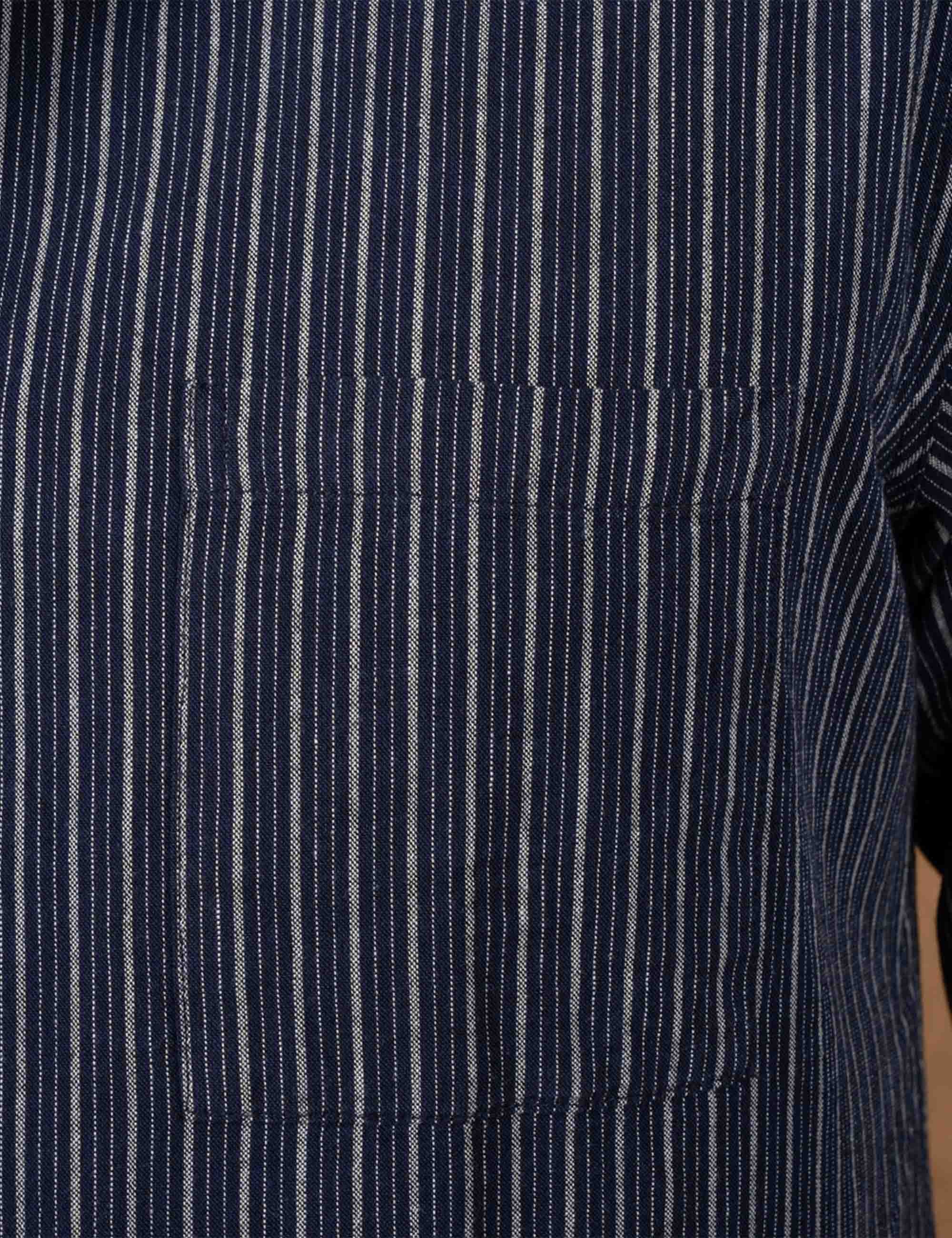 1923 Buccanoy Grandfather Shirt - Beaumont Blue - Image 4