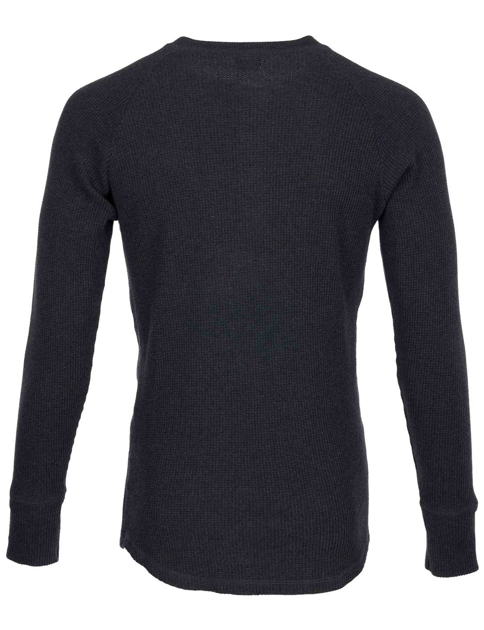 1936 Waffle Henley T-Shirt Shirt - Iron Grey - Image 3