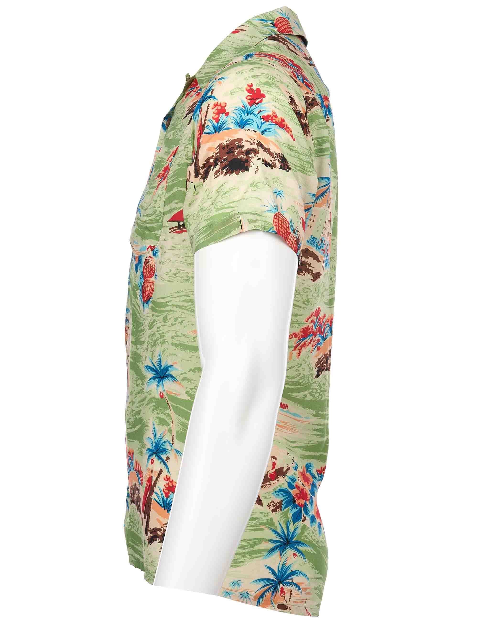 1947 Albert Hawaiin Shirt - Palima Green - Image 5