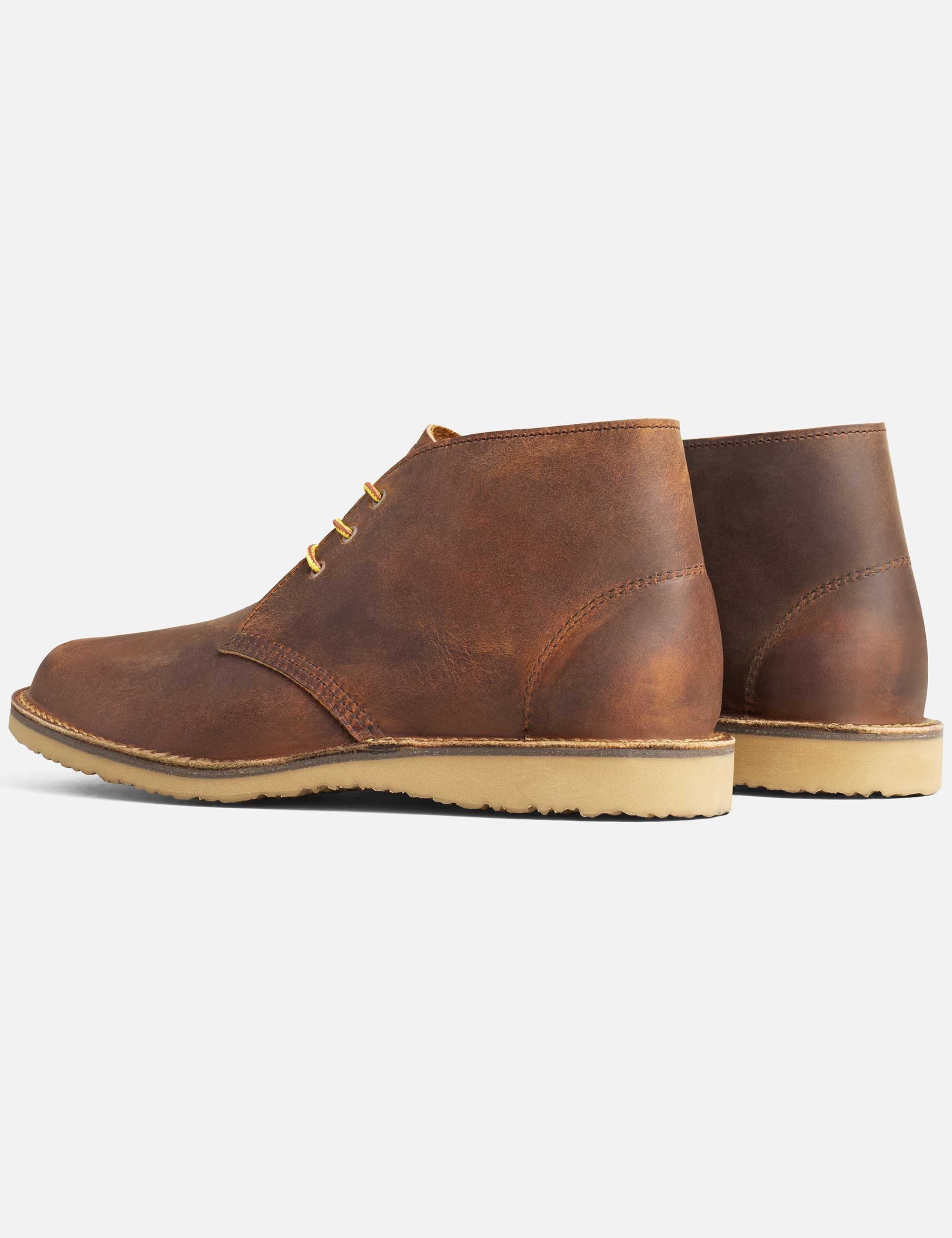3622 Heritage Weekender Chukka Boot - Copper Rough & Tough Leather Leather - Image 3