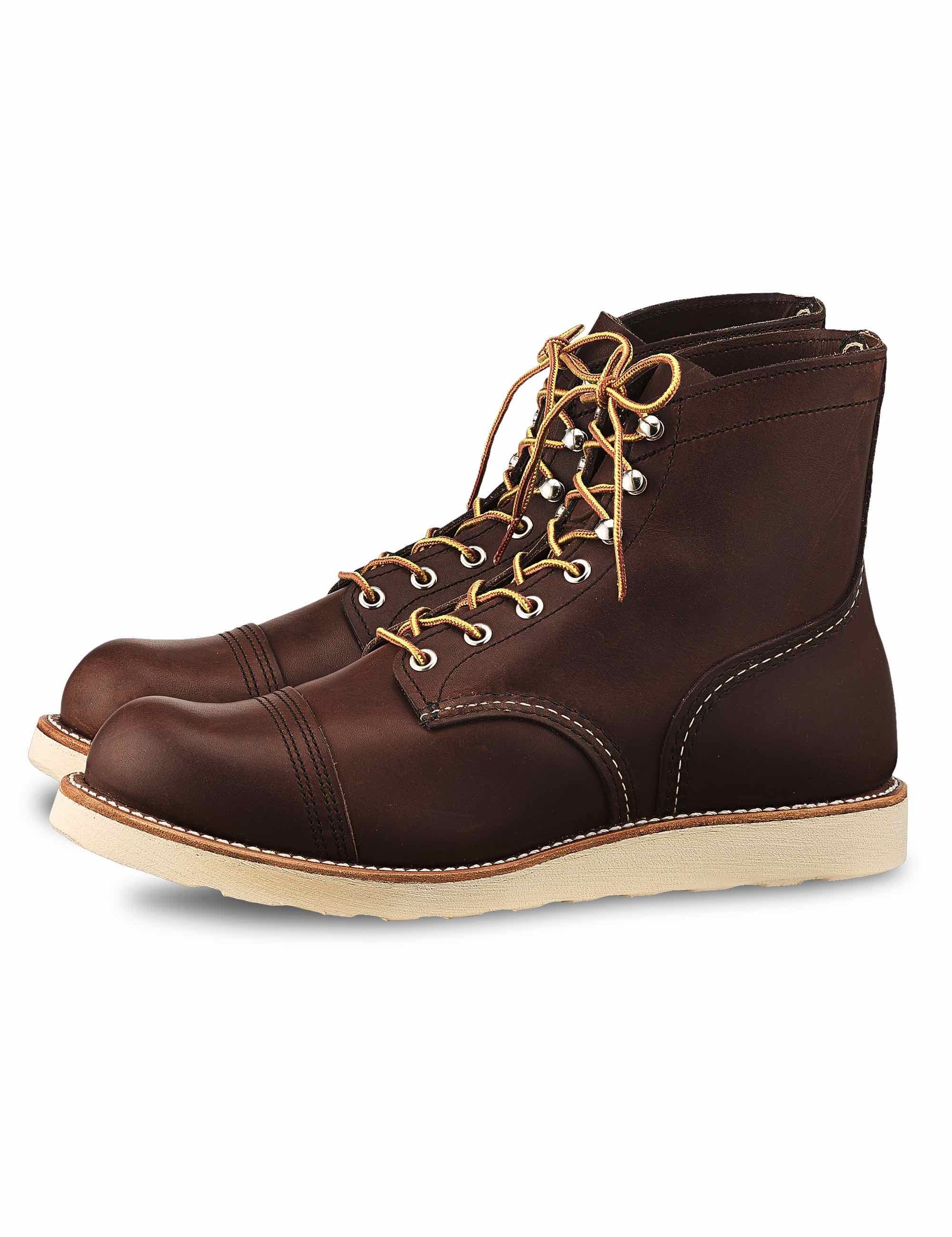 8088 Heritage 6" Iron Ranger Boot (Traction Tread) - Amber Harness Leather - Image 2