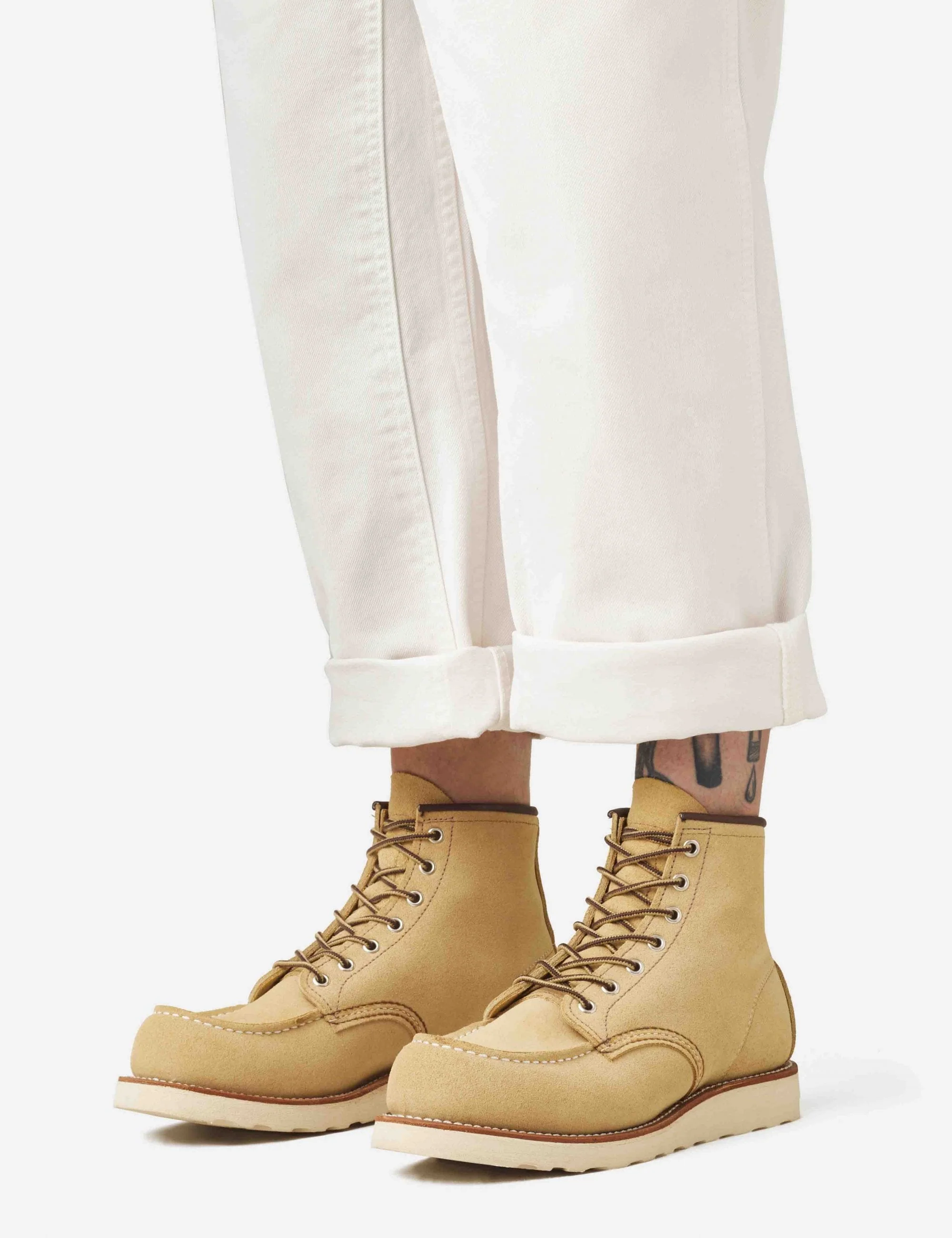 8833 Heritage 6" Moc Toe Boot - Abilene Hawthorne Leather - Image 3