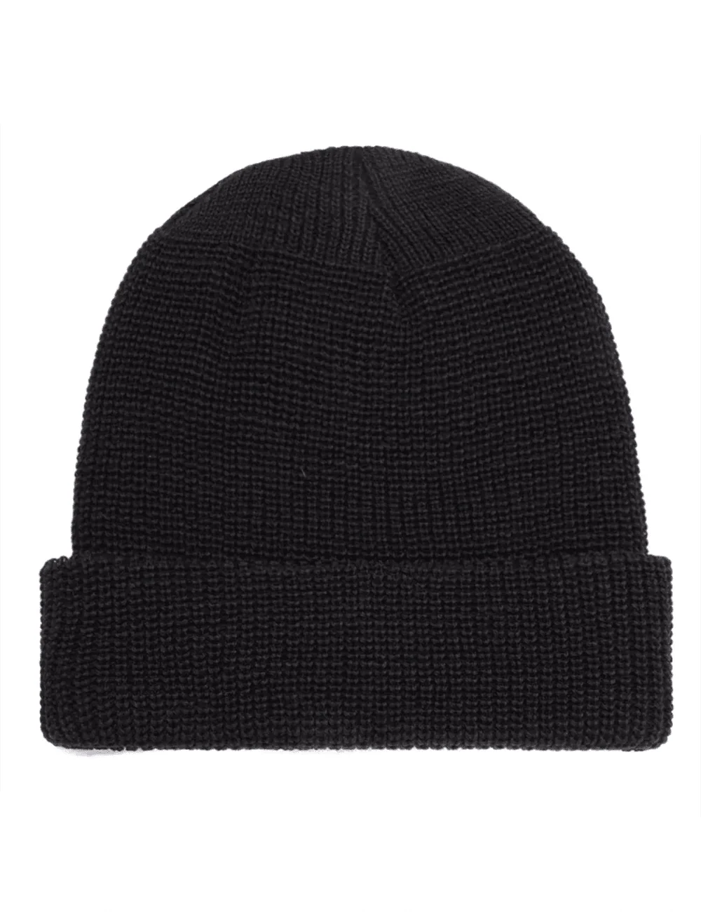 97492 Merino Wool Beanie Hat - Black - Image 2