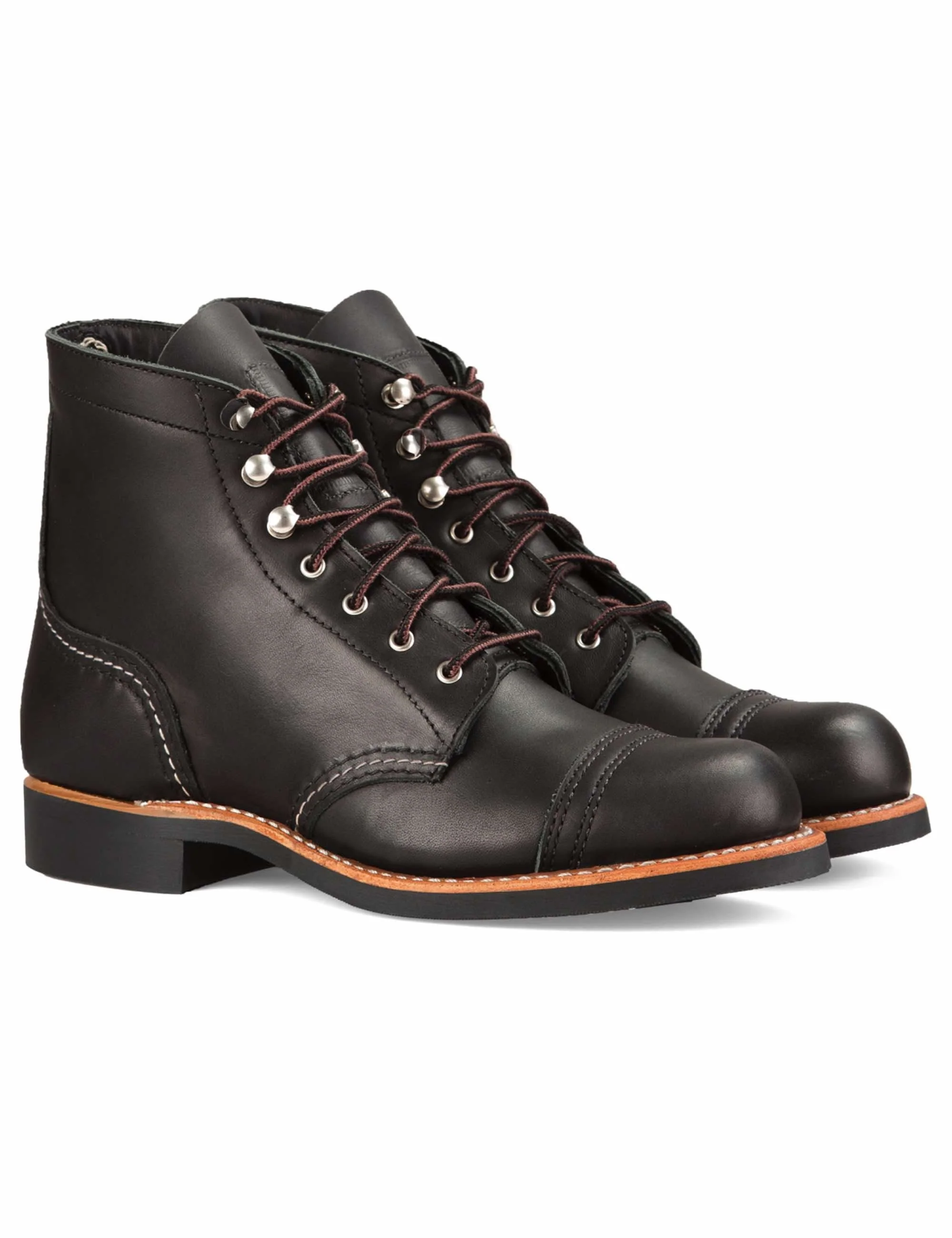 Women's 3366D (Wide) Heritage Iron Ranger Boot - Black Boundary Leather
