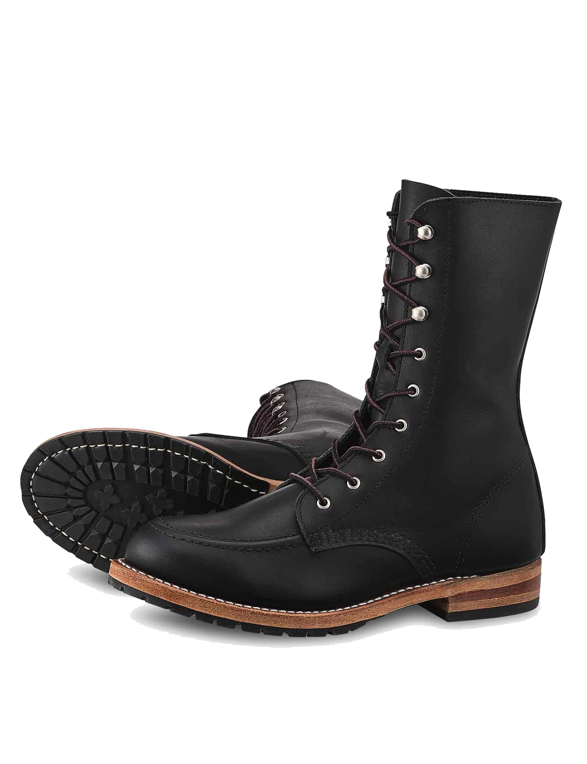 Women's 3430B Heritage Gracie Tall Boot - Black Boundary Leather - Image 2