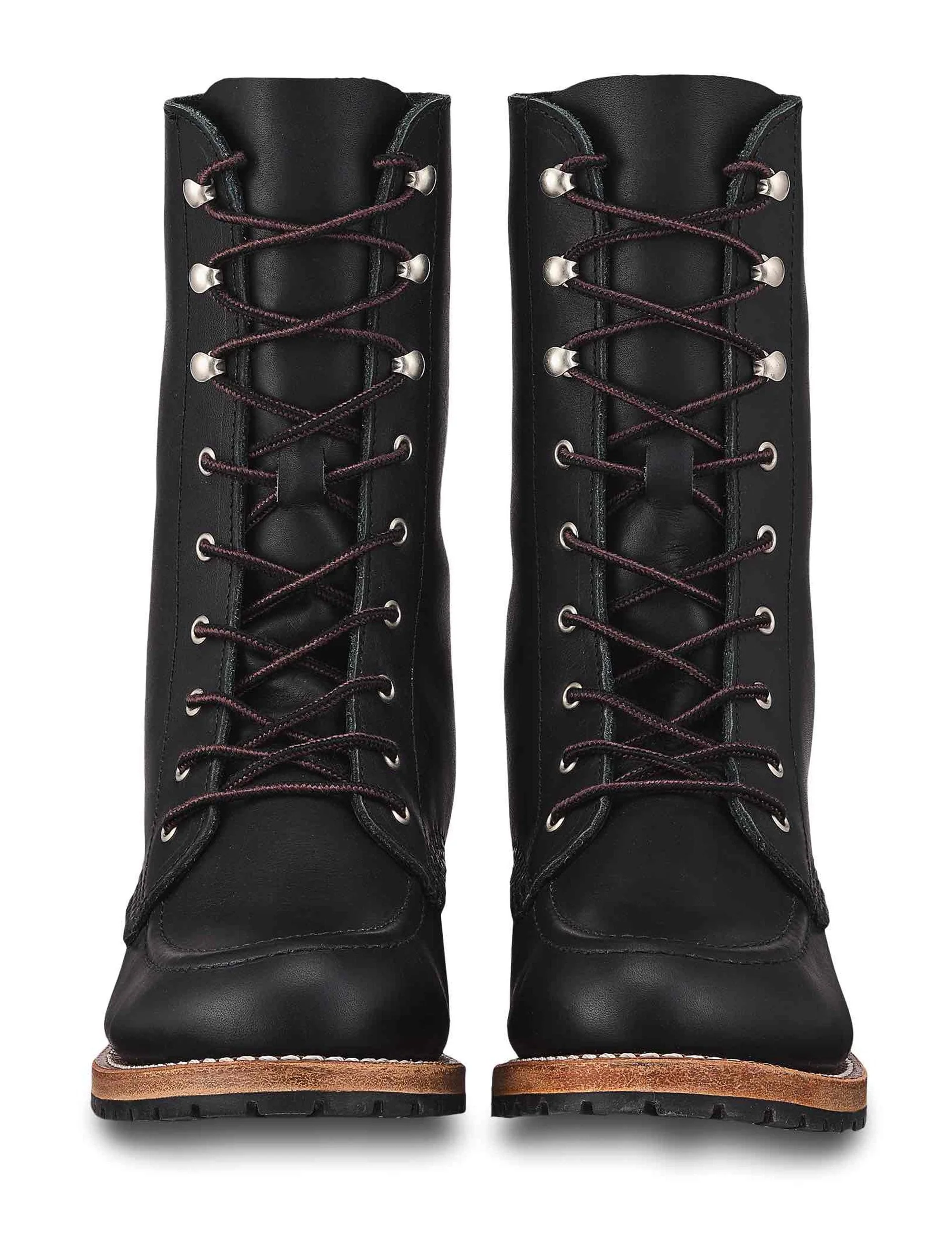Women's 3430B Heritage Gracie Tall Boot - Black Boundary Leather - Image 3