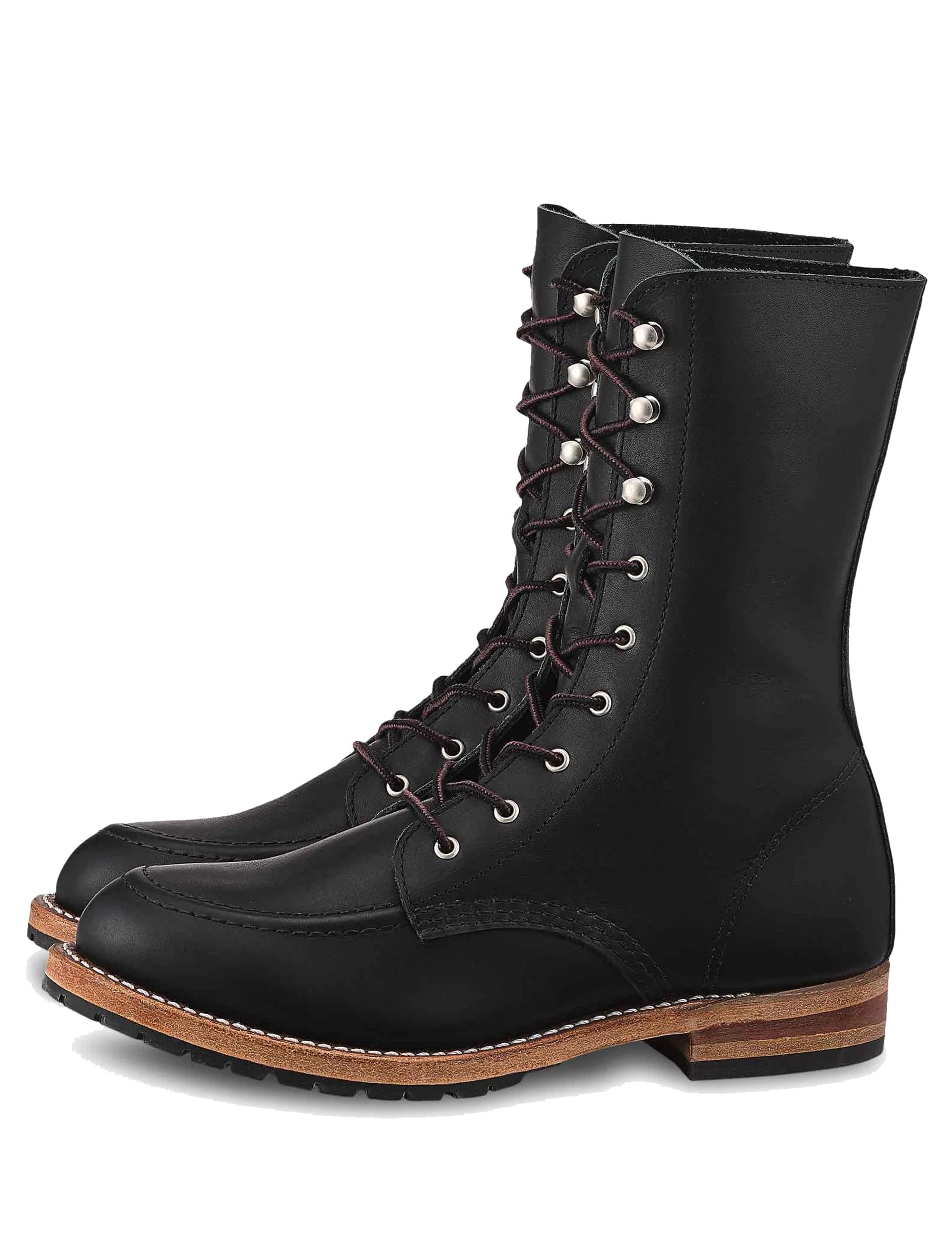 Women's 3430B Heritage Gracie Tall Boot - Black Boundary Leather - Image 5