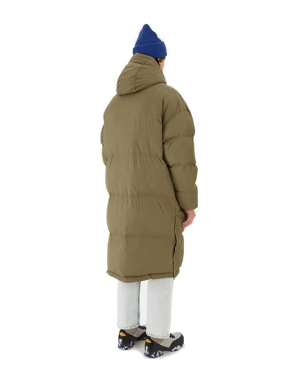 Wide Down Jacket - Olive - Image 4