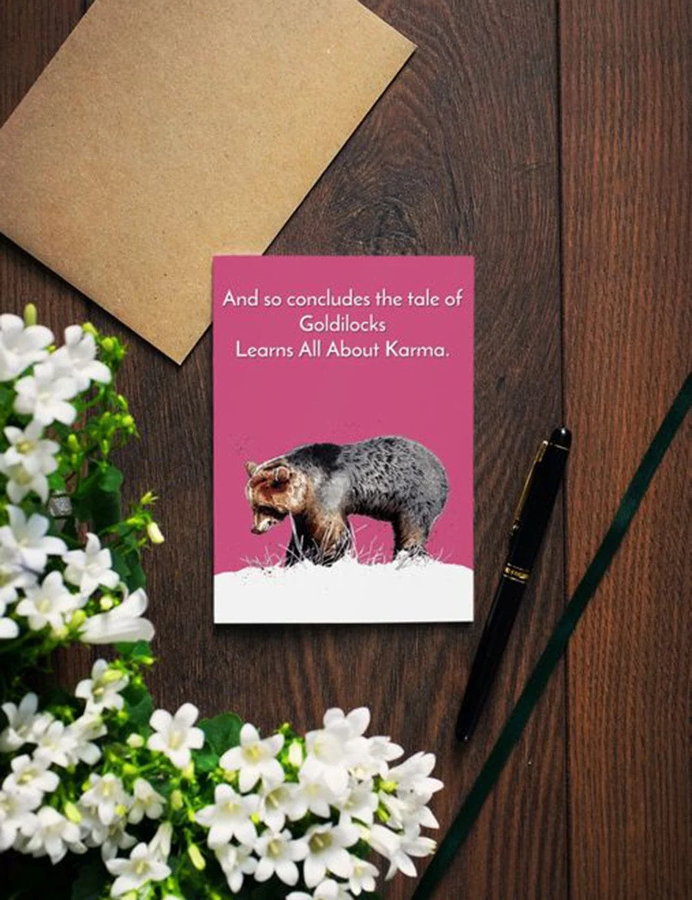 Goldilocks Bear Greeting Cards - Image 2