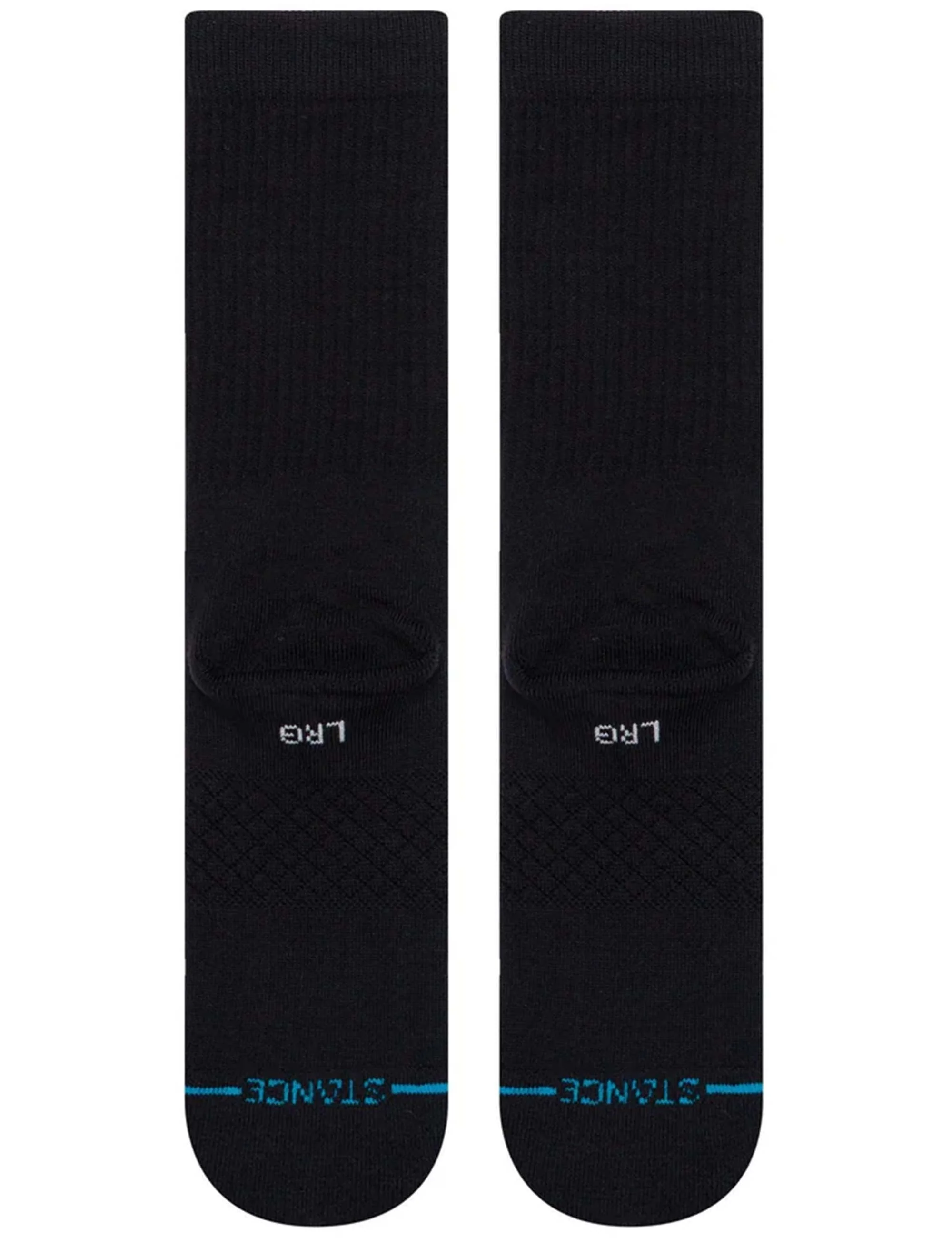 Icon Crew Socks - Black/White - Image 3