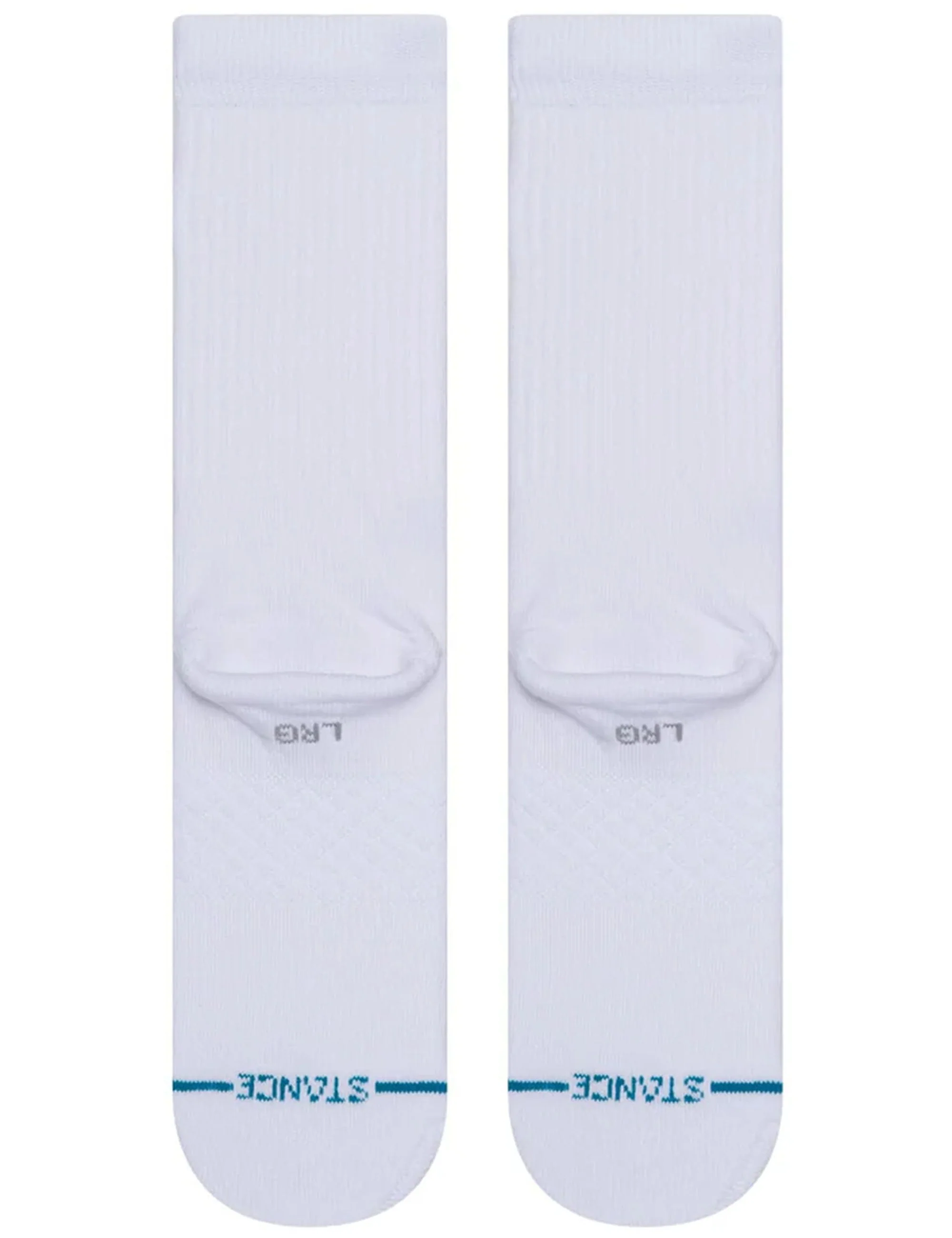 Icon Crew Socks - White/Black - Image 3