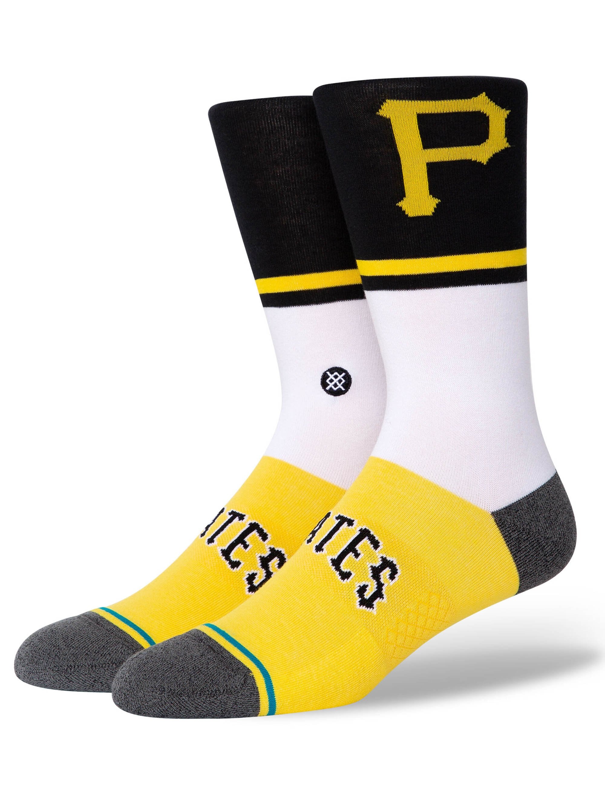 Pittsburgh Colour Crew Socks - White