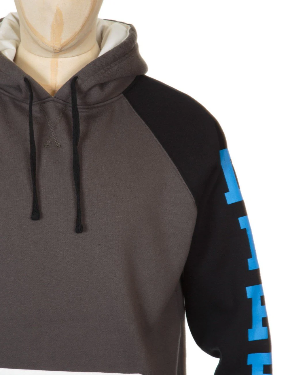 Climber Hooded Sweat - Charcoal/White - Image 5