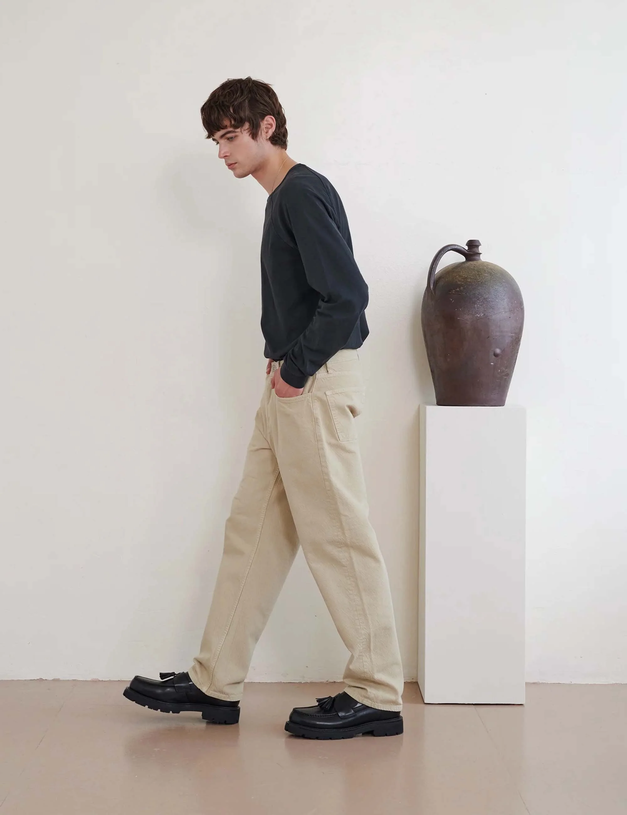 Super Relax Fit Denim - Stone - Image 6