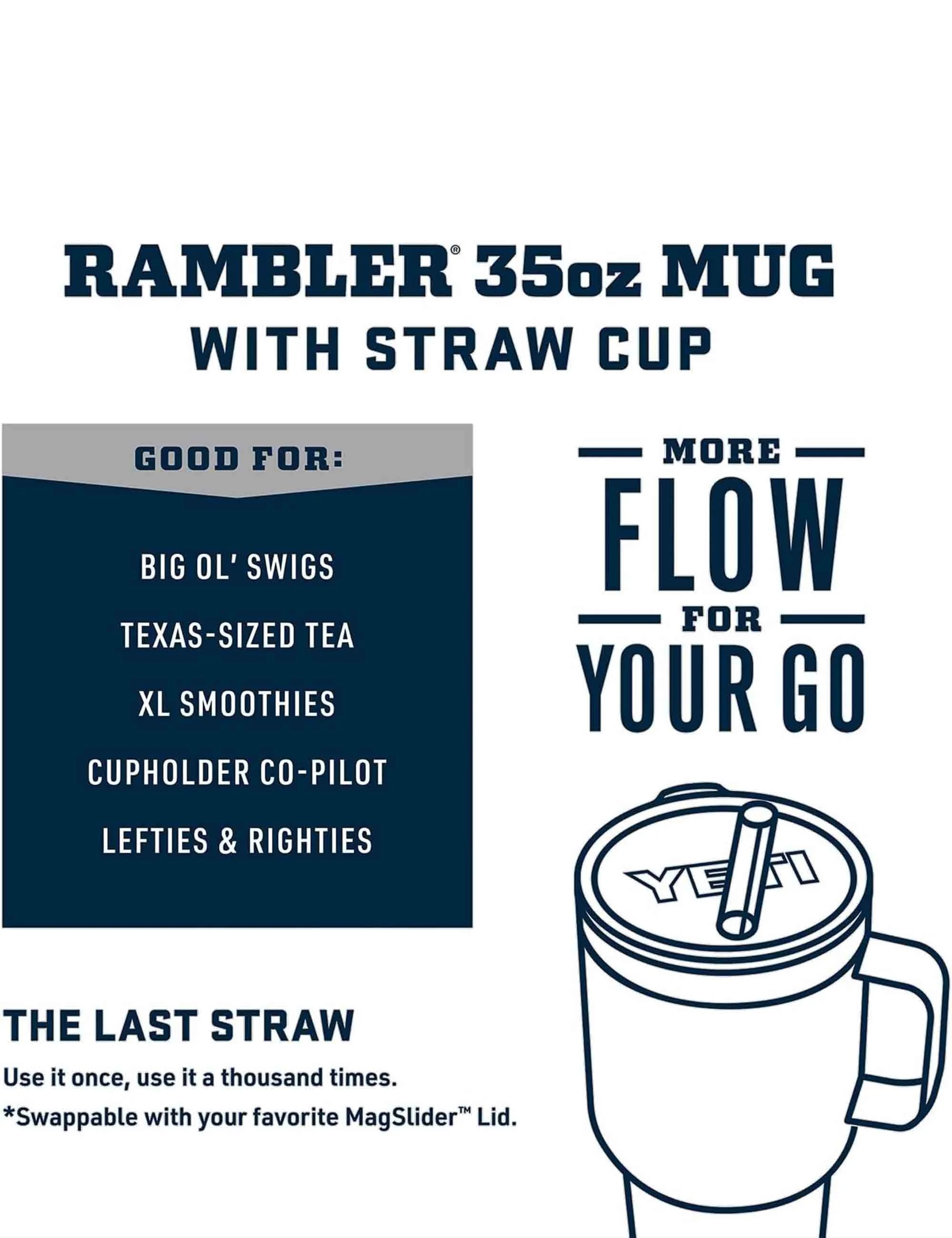 Rambler Mug w/Straw Lid 30oz (887ml) - Seafoam - Image 9