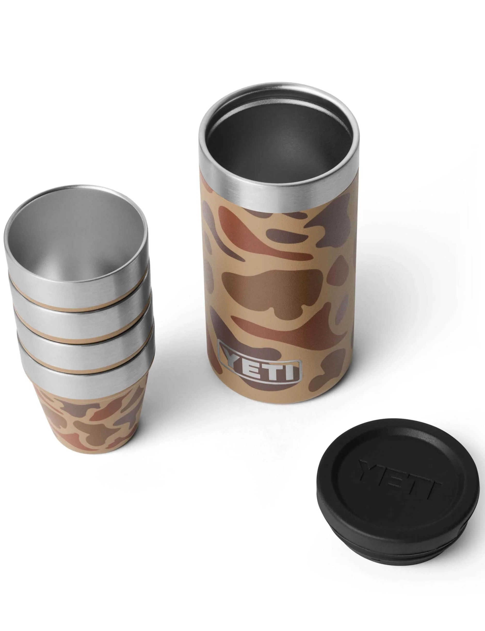 Rambler Shot Glasses w/Carrying Case - Wetlands Camo - Image 3